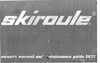 Thumbnail 1971 Skiroule owners manual and maintenance guide Thumbnail 1971 Skiroule owners manual and maintenance guide
